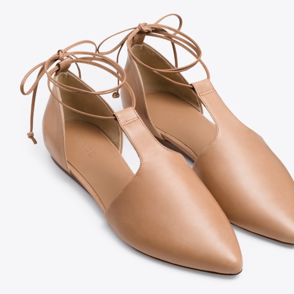 Vince 'Noella' Leather Lace-Up Flats - Picture 5 of 7